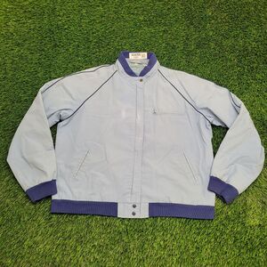 Vintage 90s MOD Jacket Womens Extra-Large 24x24 Boxy Blue